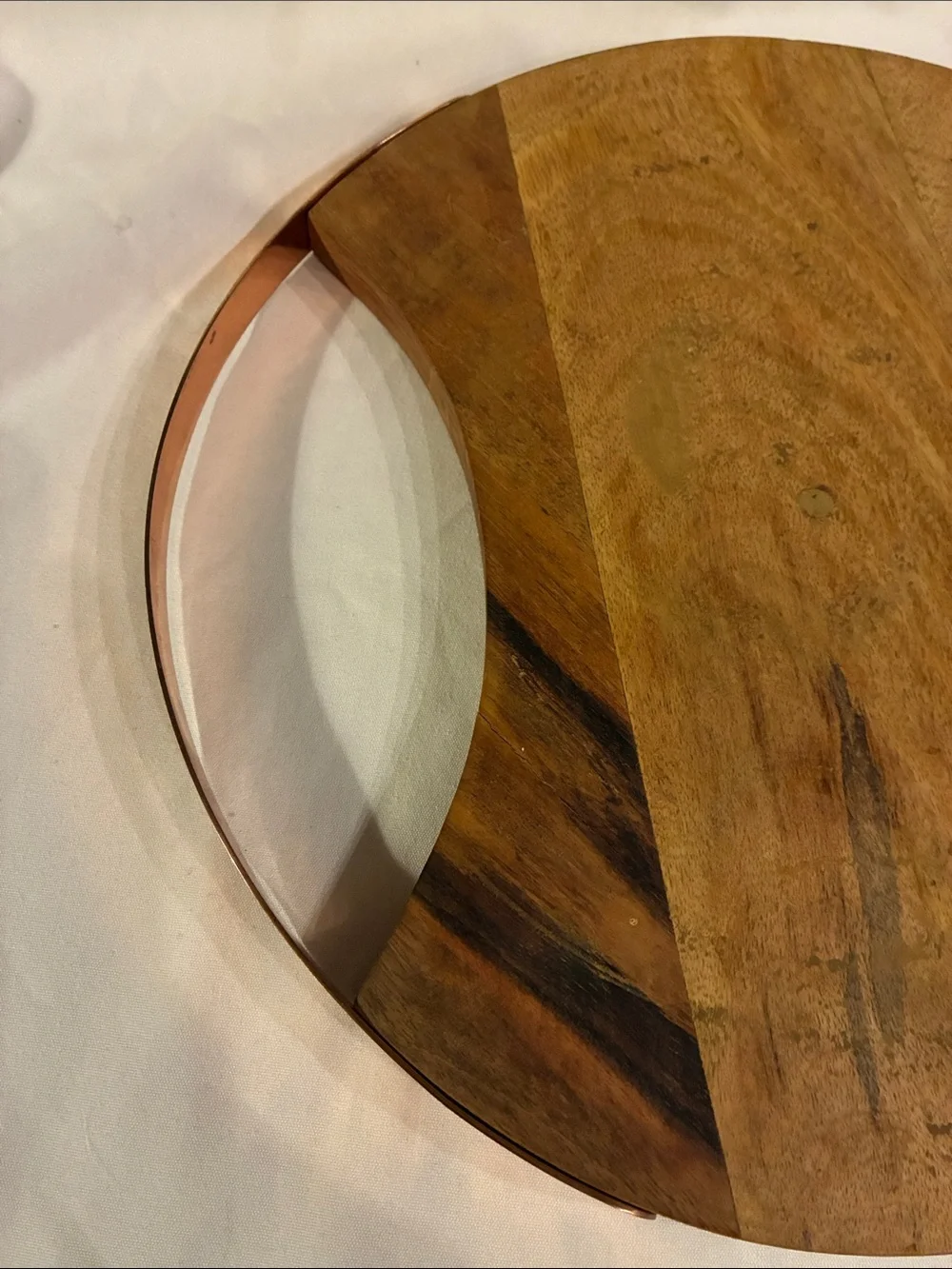 Wood & Copper Charcuterie Board Serving Board Cheese Platter/ Board Classy Look